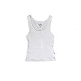 T2LOVE BASIC CROPPED TANK - WHITE