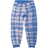 T2LOVE ATHLETIC ELSTIC WAIST/CUFF PANT- BLUE TIE DYE