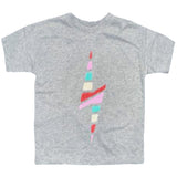 VINTAGE HAVANA STRIPE LIGHTNING BOLT TEE - HEATHER GRAY