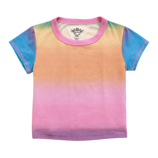 T2LOVE S/S CLASSIC FITTED TEE - OMBRE