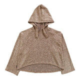 T2LOVE HACCI HI LOW HOODIE - ROSE GOLD