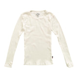 T2LOVE LONG SLEEVE THERMAL WITH THUMB HOLES - IVORY