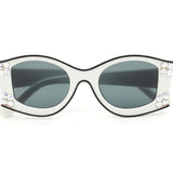 BARI LYNN COOL SPACE SUNGLASSES - WHITE