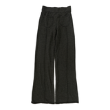 T2LOVE FRONT SEAM WIDE LEG PANT - CHARCOAL