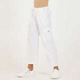 VINTAGE HAVANA CARGO PANT - WHITE