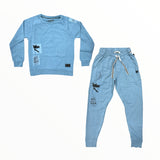 MUNSTER PATCHIT PANT - WASHED BLUE