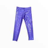 DORI LAME LEGGING - FLUORESCENT PURPLE