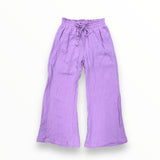 FLOWERS BY ZOE GAUZE WIDE LEG PANT - LAVANDER