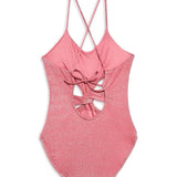 LITTLE PEIXOTO KARLA ONE-PIECE - SUNSET CORAL SPARKLE