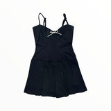 CHERYL KIDS SAMANTHA BOW DRESS - BLACK