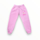 FIREHOUSE SWEATPANT - ICE PINK/CHERRY BOW