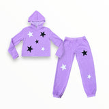 FIREHOUSE PULLOVER HOODIE - GRAPE/STARS