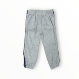 FLOWERS BY ZOE HALF/HALF SWEATPANT - HEATHER GREY/DENIM