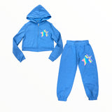 FIREHOUSE ZIP HOODIE - NEON BLUE/ STAR