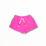 FLOWERS BY ZOE SHORTS - NEON PINK/BEADS