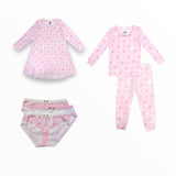 ESME GIRL L/S SLEEVE PAJAMA SET - COQUETTE