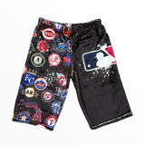 PENELOPE WILDBERRY FUZZY LOUNGE SHORT- MLB