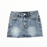 FLOWERS BY ZOE DENIM SKIRT - DENIM/STONES