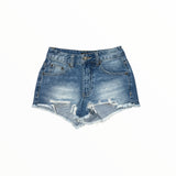 KATIE J TWEEN AND JUNIOR ORLANDO SHORTS - DENIM