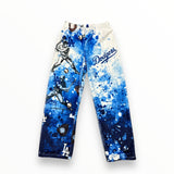 PENELOPE WILDBERRY FUZZY LOUNGE PANTS - DODGERS 2024