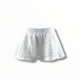 FLOWERS BY ZOE GAUZE SHORTS - WHITE