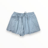 FLOWERS BY ZOE FLOWY SHORTS - SPARKLE BLUE METALLIC