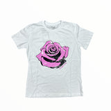 CALIFORNIAN VINTAGE T-SHIRT - WHITE/ONE ROSE