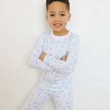 ESME BOYS LONG SLEEVE CREW PAJAMA - GOLF