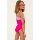 BEACH RIOT LITTLE JESSA 1 PC - RASPBERRY COLORBLOCK