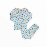 ESME BOYS LONG SLEEVE CREW PAJAMA - SOUR GUMMY