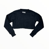 KATIE J DYLAN CREW HOODIE - BLACK