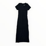 KATIE J LIVI T-SHIRT MAXI DRESS - BLACK