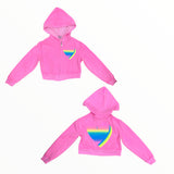 FIREHOUSE ZIP HOODIE - NEON PINK/HEART