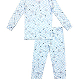 ESME BOYS LONG SLEEVE CREW PAJAMA - GOLF