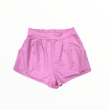 T2LOVE PLEATED FRONT ELASTIC POCKET SHORT - PINK