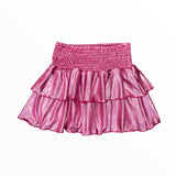 FLOWERS BY ZOE SKIRT -  PINK PEBBLE METALLIC