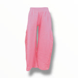 FLOWERS BY ZOE GAUZE WIDE LEG PANT - NEON PINK