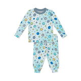 ESME BOYS LONG SLEEVE CREW PAJAMA - HAPPY BLUE