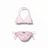 MC2 SAINT BARTH CRIS CLASSIC TRIANGLE BIKINI - PINK BANDANA