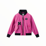 NUNUNU THE BOMB BOMBER JACKET - HOT PINK