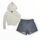 IF SO CARGO SHORT - BLUE STRIPE