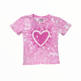 CALIFORNIAN VINTAGE T-SHIRT -  TIE DYE PINK HEART