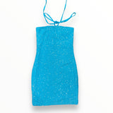 KATIE J KENDALL DRESS - AQUA