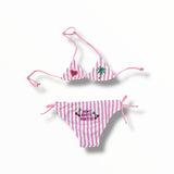 MC2 SAINT BARTH HOLLY TRAINGLE BIKINI - STRIPES/PATCH