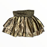 FLOWERS BY ZOE SKIRT -  GOLD METALLIC