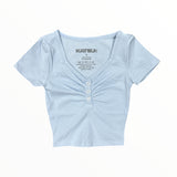 KATIE J KEELY TEE - BABY BLUE