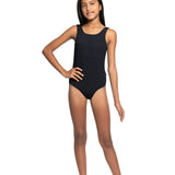 LIMEAPPLE ANNIE CRINKLE ONE PIECE SWIMSUIT - BLACK