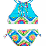 LIMEAPPLE AOLANI TWO PIECE SWIMSUIT - CROCHET