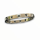 M2B HEART "CARTIER" BANGLE - SILVER