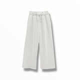 KATIE J CODY WIDE LEG SWEATPANT - ECRU